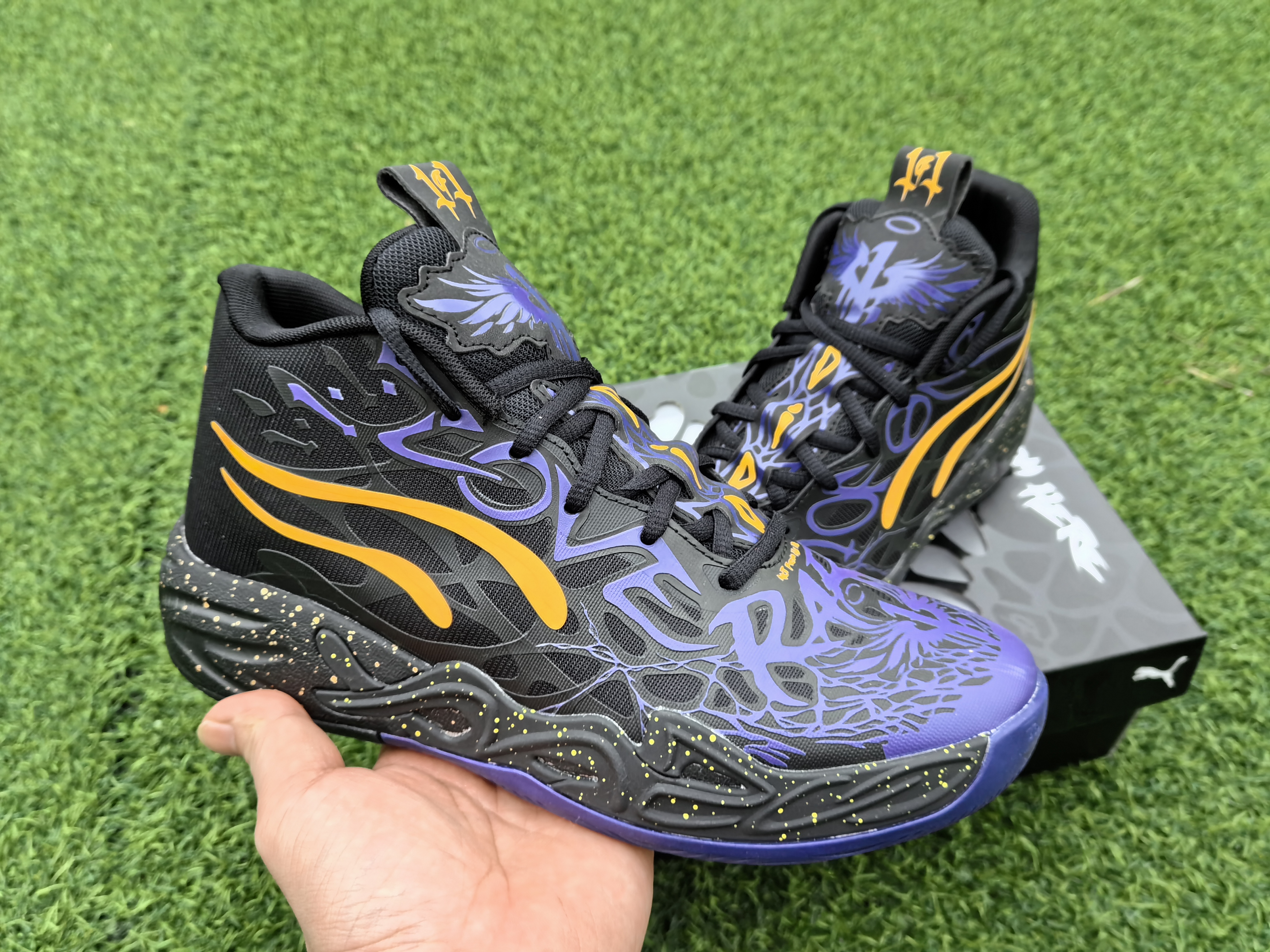 Puma LaMelo Ball MB.04 womens Purple Black Yellow